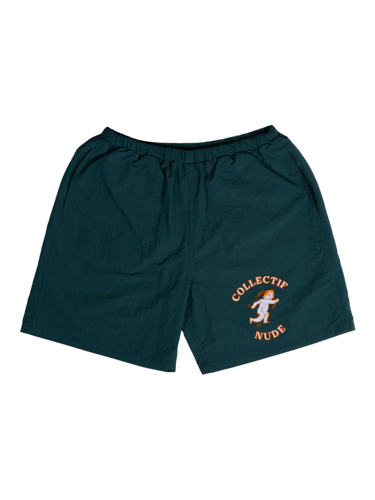 Nude Boy Splash Short - Green